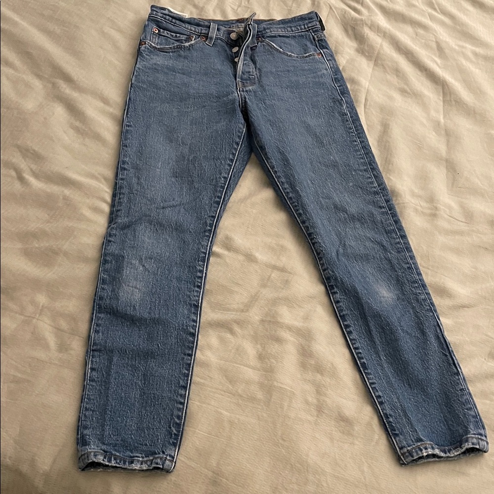 Levi's Blue 501 S Skinny Jeans